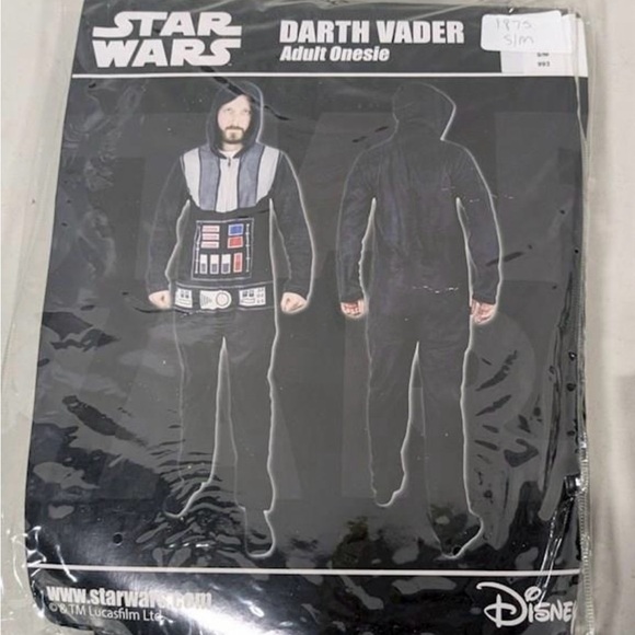 Star Wars Darth Vader Adult Onesie - Picture 2 of 2